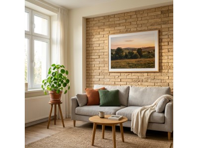 Декоративна 3D панель самоклейка Піщаник Катиринославська цегла: Швидке та стильне оновлення інтер