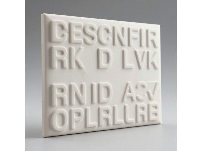 Набір панелей стінових 3D 700х1400х4мм Абетка — стильний вибір для інтер'єру