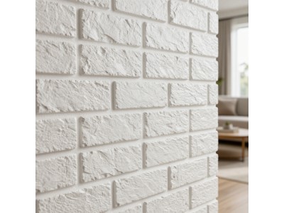 R001-2 Панель стінова у рулоні 3D 700х3080х2мм Біла Цегла — стильний ремонт без зайвих зусиль