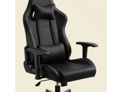 Комп'ютерне геймерське ігрове крісло з масажною подушкою: комфорт на максимумі