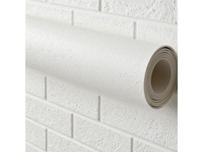 R001-2 Панель стінова 3D у рулоні: естетика білого цегляного оформлення