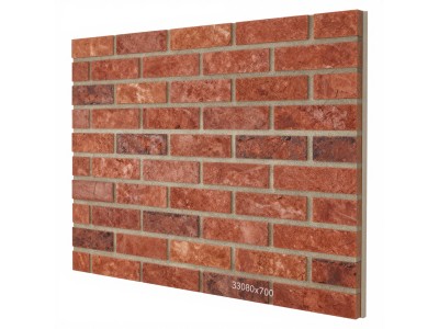 Самоклеюча 3D панель 3080x700x3мм Червона Катеринославська Цегла — швидкий спосіб стильного декору