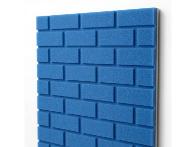 3D панель самоклеюча 700х770х5мм цегла Синій: стильне оновлення для стін