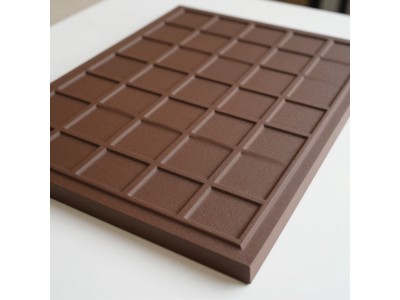 Самоклеюча декоративна 3D панель 500х500х5мм коричневий: стиль та зручність для вашого інтер'єру