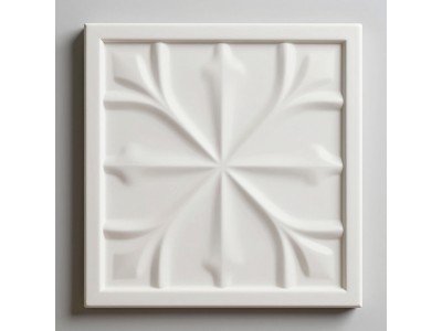 Панель стінова 3D 700х700х4мм біла вагонка: стиль та практичність для вашого інтер’єру