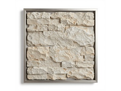 Самоклеюча декоративна 3D панель Камінь срібло 700х700х6мм: стиль та легкість оновлення інтер’єру