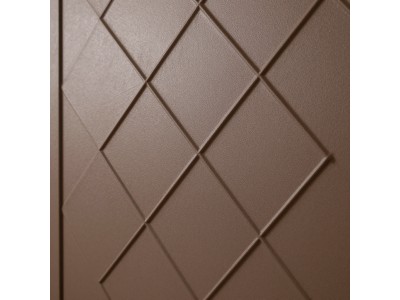 Панель стінова 3D 700х700х4мм Ромби коричневі вінтаж SW-00002007 — стильна текстура для вашого інтер’єру