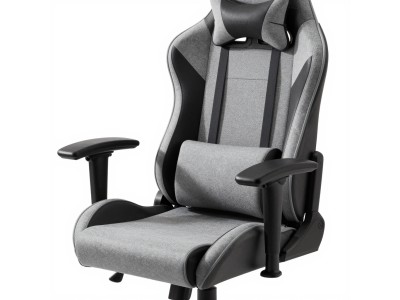 Дизайнерське геймерське крісло із масажною подушкою та підніжкою ThroneX — комфорт для геймерів до 130 кг