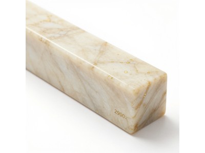 Рейка декоративна PS 2900х120х12мм Кремовий мармур із золотими вкрапленнями — елегантний акцент для інтер’єру
