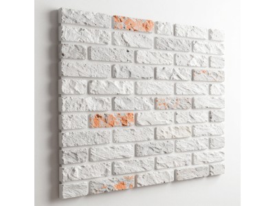 Самоклеюча декоративна панель 700x770x6мм Мікс цегла для стильного дизайну