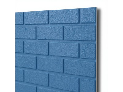3D панель самоклеюча 700х770х7мм цегла Блакитна: стильний декор без зайвих зусиль
