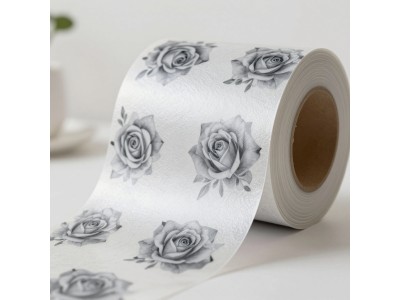 Самоклеюча плівка 0,45х10м х 0,07мм Сірі троянди — стильний декор для ваших кімнат