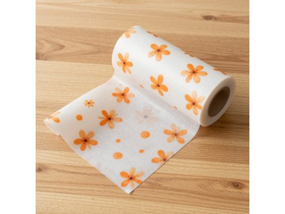 Самоклеюча плівка 0,45х10м х 0,07мм Помаранчові квіти: стильний декор для вашого дому