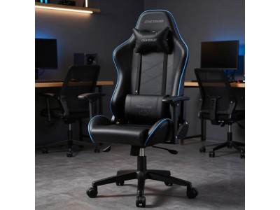 Крісло геймерське ProGame GX-150 з RGB підсвіткою і підставкою для ніг для комфортної гри