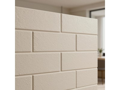 Самоклеюча 3D панель 700х700х5мм Цегла клінкер бежевий — стильний дизайн для вашого інтер’єру