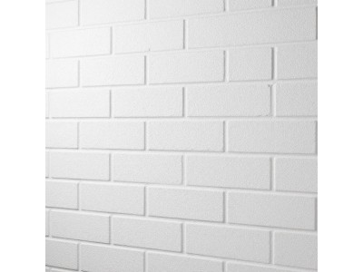 3D панель самоклеюча 700х770х3мм цегла Біла — стильний декор для вашого інтер’єру