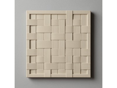 Самоклеюча декоративна 3D панель 700х700х5мм Плетіння — стильне рішення для інтер'єру