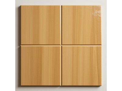 Покриття вінілове самоклеюче 3D рейки 600х600х2,8 мм Тік золотистий — стиль і зручність для вашого інтер’єру