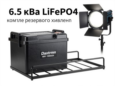 Надійний комплект резервного живлення Daxtromn + LiFePO4 акумулятор LVTOPSUN