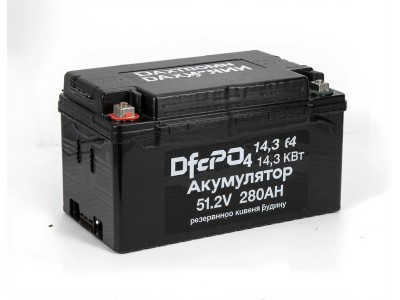 Надійне резервне живлення: Акумулятор Daxtromn LiFePO₄ 51.2V 280Ah (14,3 кВт·год) для дому