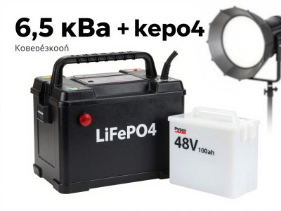 Комплект резервного живлення 6,5 кВа Daxtromn + Pytes: надійне рішення для дому