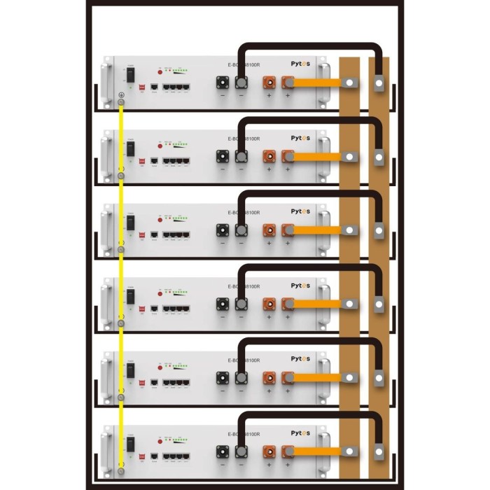 LiFePO4 51V 100Ah Акумулятор Pytes з BMS для будинку, квартири
