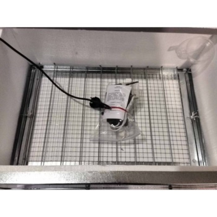 Інкубатор Квочка 70 яєць, механічний переворот, цифровий корпус укріплений металом