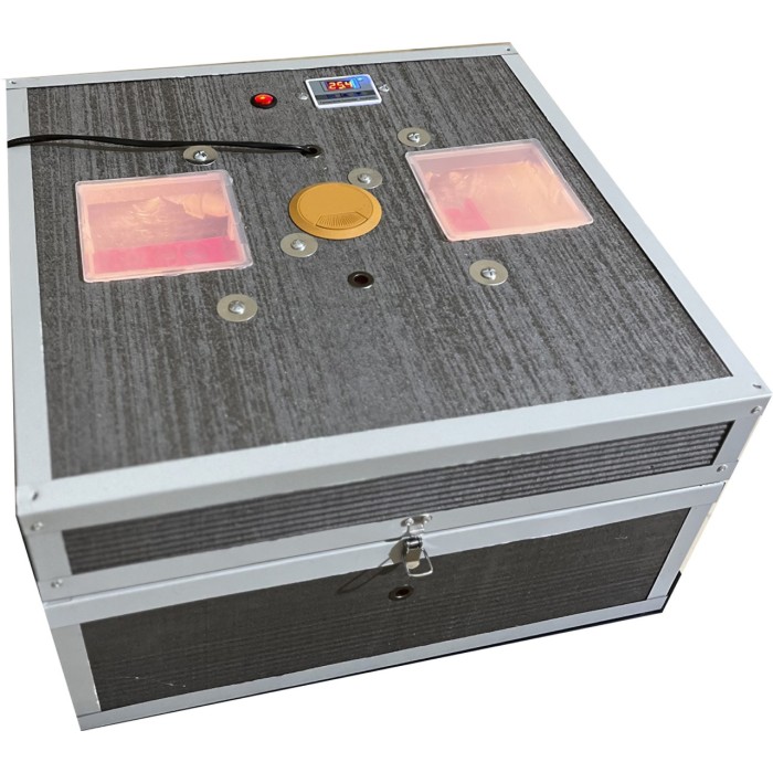 Інкубатор Квочка ІБ-36/144 з автоматичним переворотом, пластикові лотки