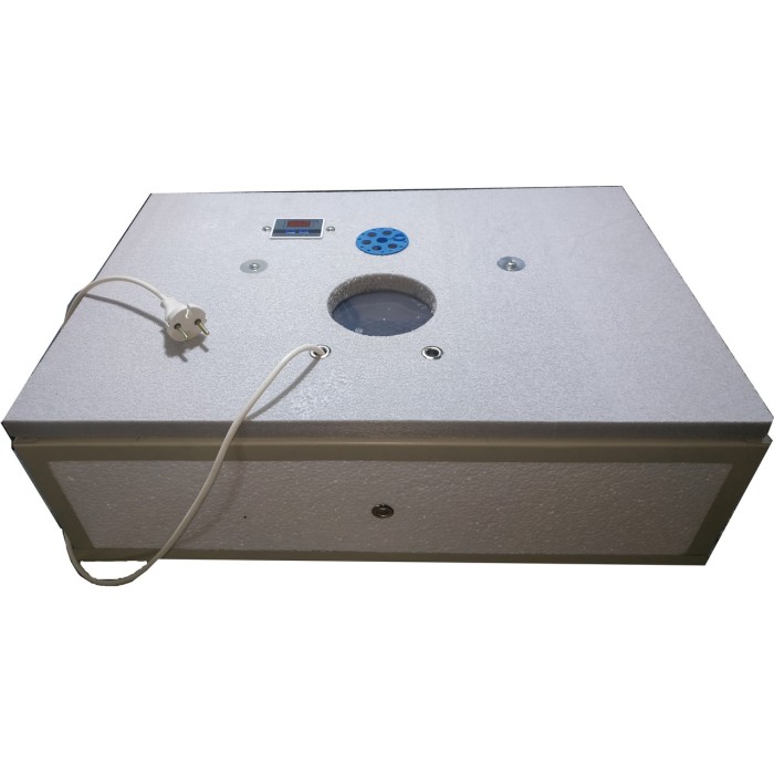 Інкубатор Квочка 100 яєць ручний переворот, металевий куточок, цифровий