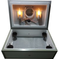 Інкубатор Квочка 100 яєць ручний переворот, металевий куточок, цифровий