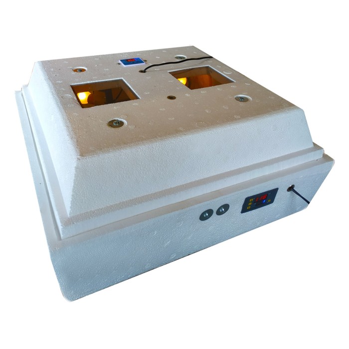 Інкубатор Квочка ІБ-72/120, автомат, цифровий, сітка під курку і перепілку, 4 лампи