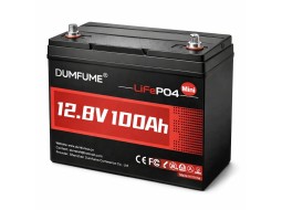 LiFePO4 12V 100Ah Dumfume Mini BMS 1280 Wh, для резервного живлення будинку