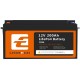 LiFePO4 12V/200Ah Акумулятор Lithtech з Bluetooth, функцією підігріву, BMS для резервного живлення