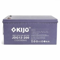 12V/200Ah Акумуляторна батарея гелева Kijo JPC GEL для резервного живлення