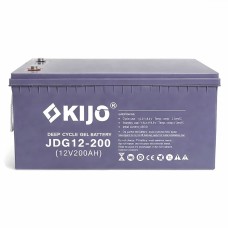 12V/200Ah Акумуляторна батарея гелева Kijo JPC GEL для резервного живлення