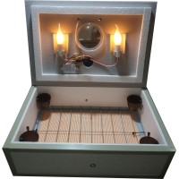 Інкубатор Квочка 70 яєць механічний переворот, цифровий, металевий куточок