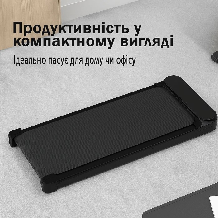 Бігова доріжка до 120 кг, 1100 Вт, 6 км/год тиха, компактна Treadmill XM-U1 для дому, квартири чи офісу