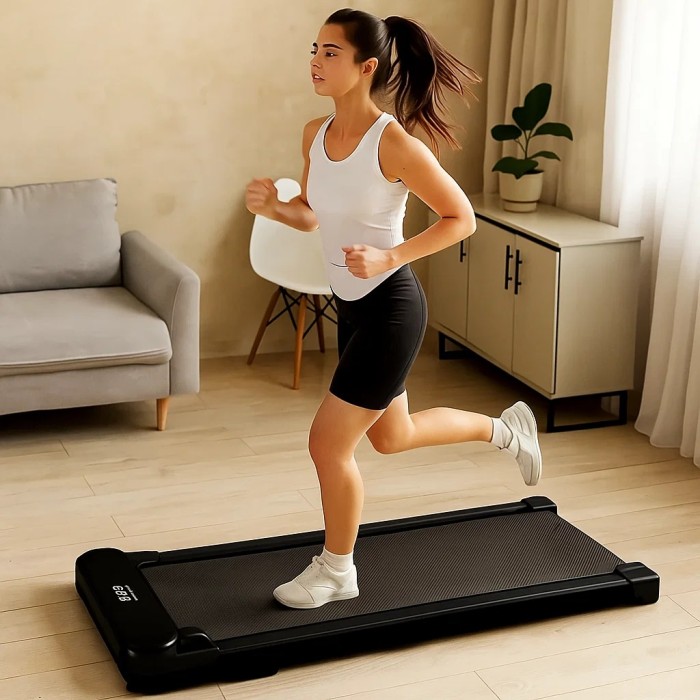 Бігова доріжка до 120 кг, 1100 Вт, 6 км/год тиха, компактна Treadmill XM-U1 для дому, квартири чи офісу