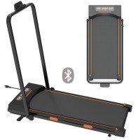 Уцінка Бігова доріжка 10 км/год, до 110 кг, Bluetooth, з дугою, Складна Fitonix Оригінал