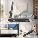 Бігова доріжка до 12 км/год IseFit 1200W, до 120 кг, з дугою, 15 програм тренувань, складна, електрична Sy-T4018