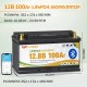 LiFePO4 100Ah 12V 1280Wh Акумулятор FLYFOREE з Bluetooth та BMS для систем резервного та автономного живлення будинку
