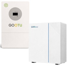 5 кВт+5,12 кВт LiFePO4 Комплект Інвертор Gootu +Настінний акумулятор DAH Solar для резервного живлення будинків, кваритир