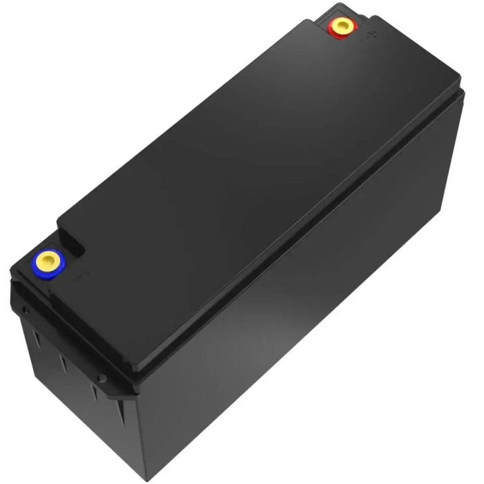 LiFePO4 12V/200Ah Акумулятор Lithtech з Bluetooth, функцією підігріву, BMS для резервного живлення