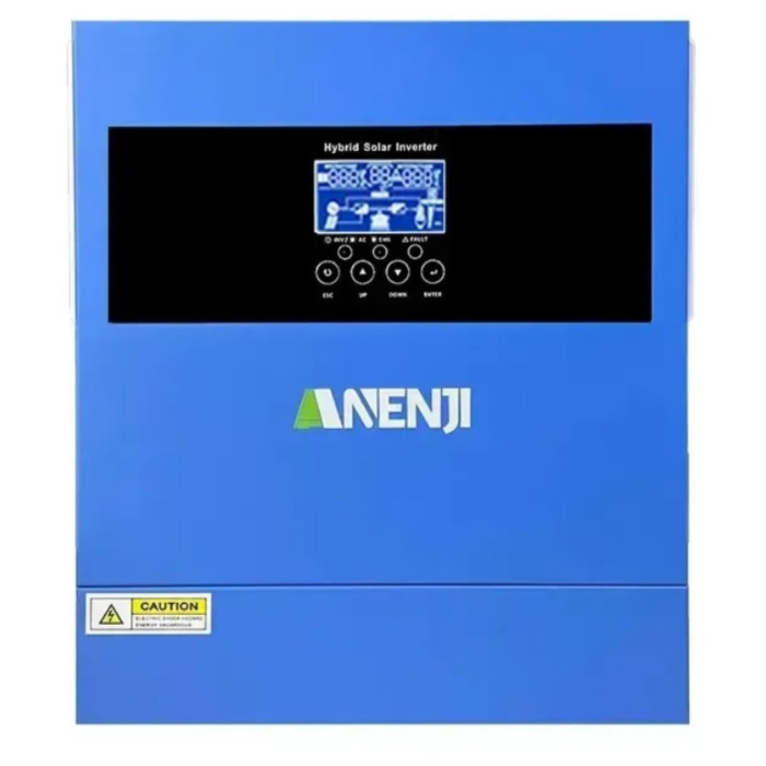 4,2 кВт LiFePO4 Комплект резервного живлення інвертор Anenji WiFi+2 акумулятори Anvolan 12V 50Ah для квартири, будинку