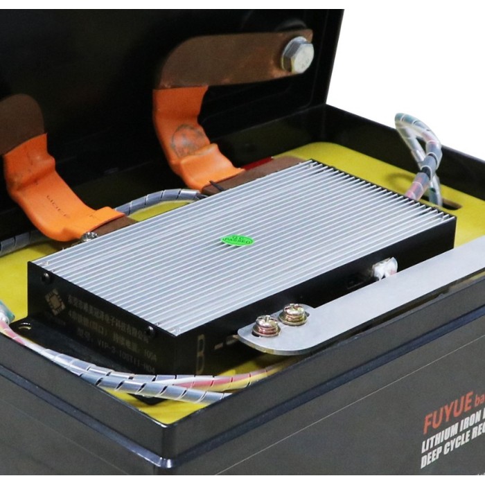 LiFePO4 12V 100Ah Акумулятор Fuyue з Bluetooth та BMS, для ДБЖ з складними ручками