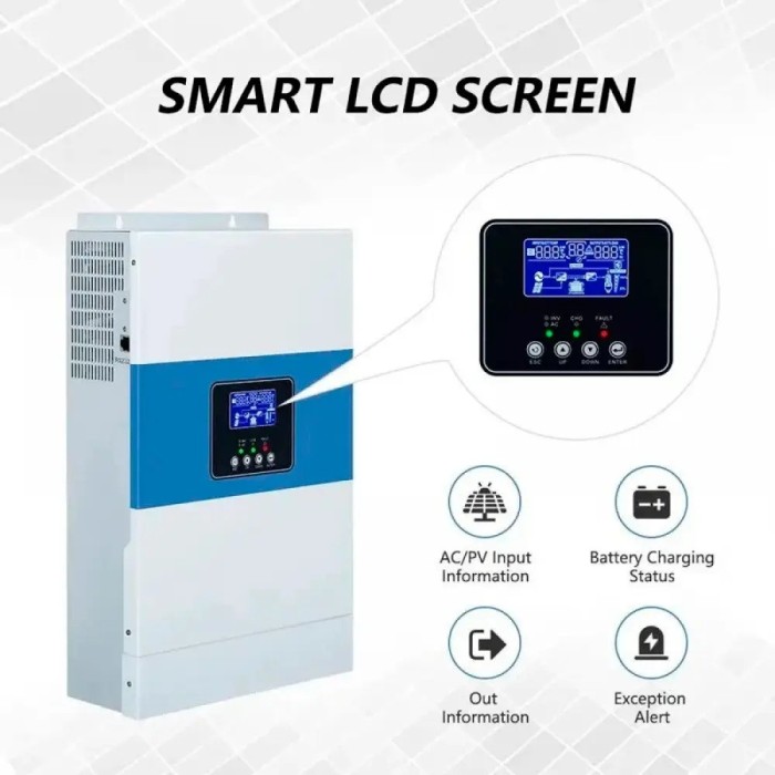 6.5 кВа LiFePO4 Комплект резервного живлення: гібридний інвертор Daxtromn + 48V 100Ah акумулятор рековий Lvtopsun rack