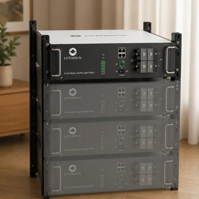 6.5 кВа LiFePO4 Комплект резервного живлення: гібридний інвертор Daxtromn + 48V 100Ah акумулятор рековий Lvtopsun rack