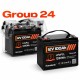 LiFePO4 12V 100Ah Humsienk з Smart BMS 100A, 1280Wh із Bluetooth для ДБЖ