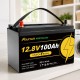 LiFePO4 12V 100Ah Акумулятор Foursun 1280Wh, 100A, з BMS платою