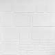 Самоклеюча 3D панель 700х700х6мм Камінь білий (151) SW-00001155